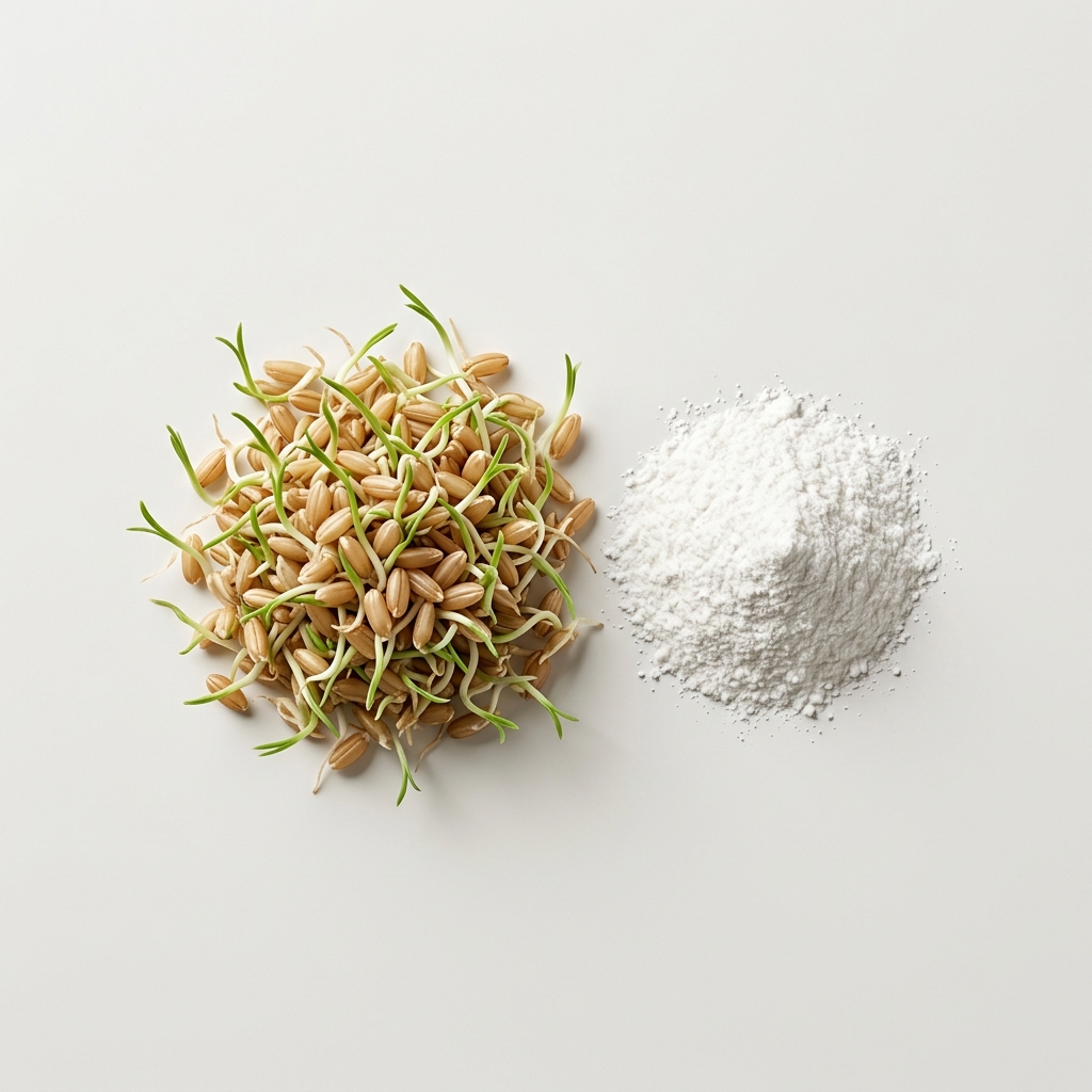 GABA sprouted grains and powder