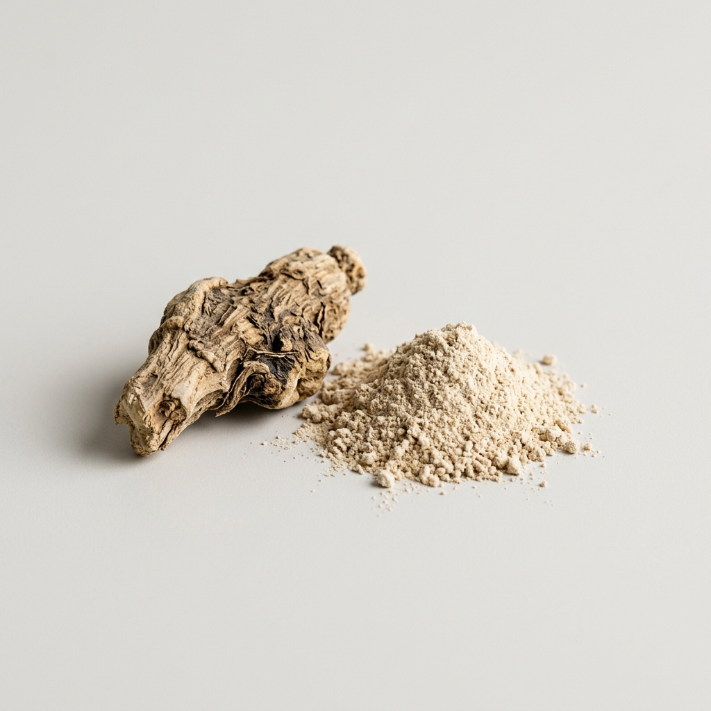 Ashwagandha root and powder